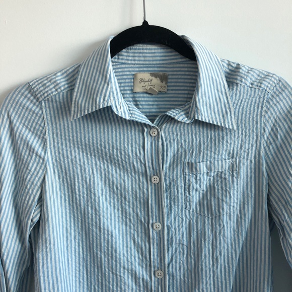 Elizabeth and James | Seersucker button-down | XS - Picture 2 of 5